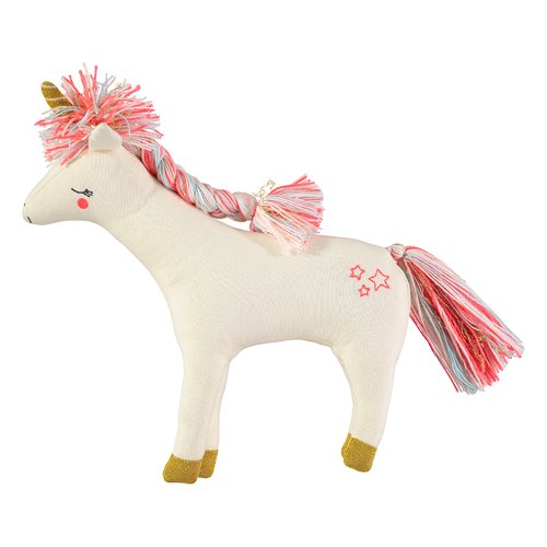 Coussin Licorne - Ecru