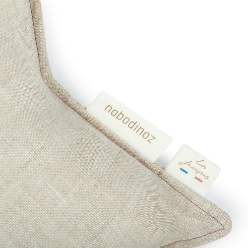 Coussin Etoile Lin Français - Greige