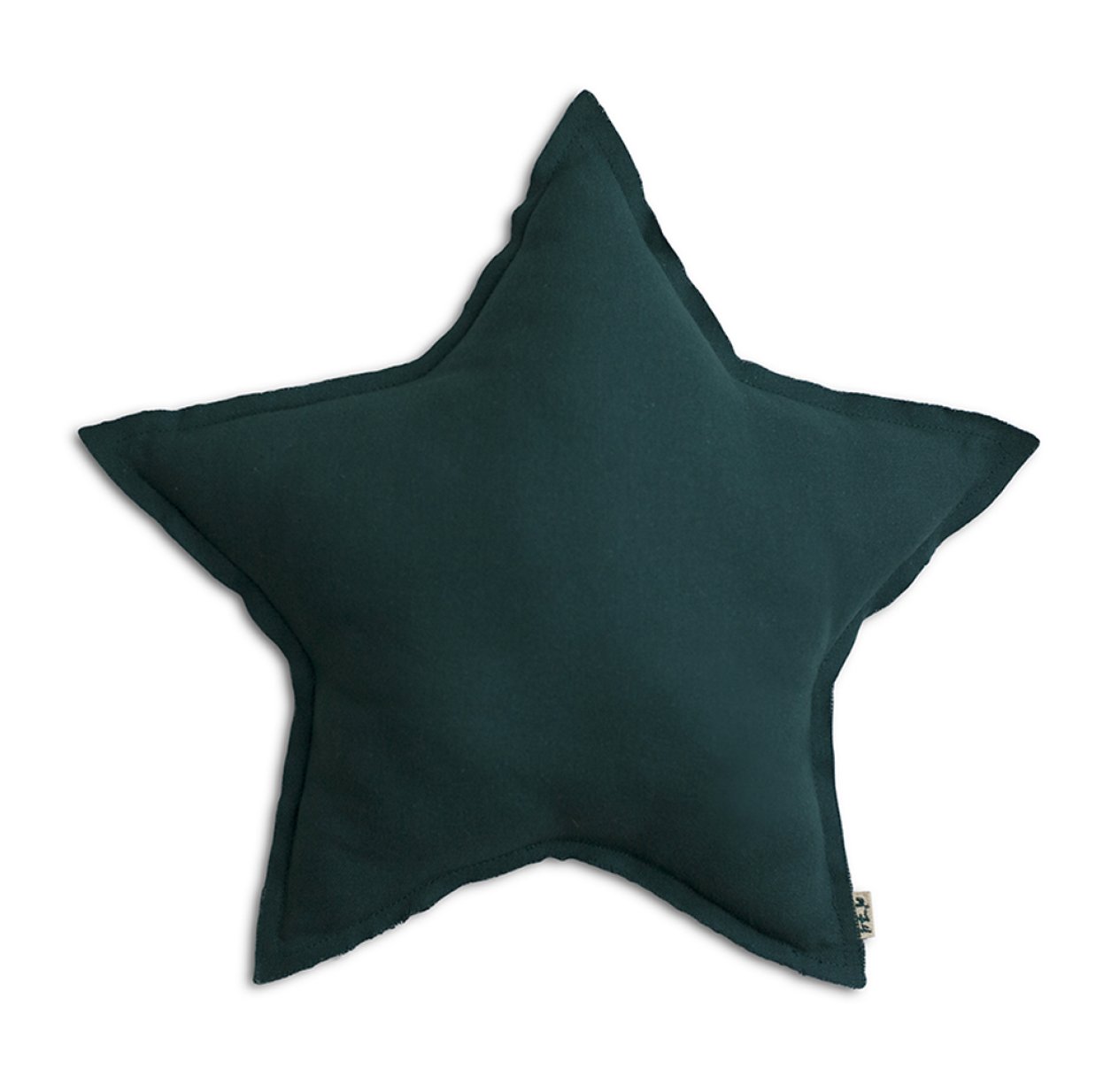 Coussin Etoile - Bleu canard