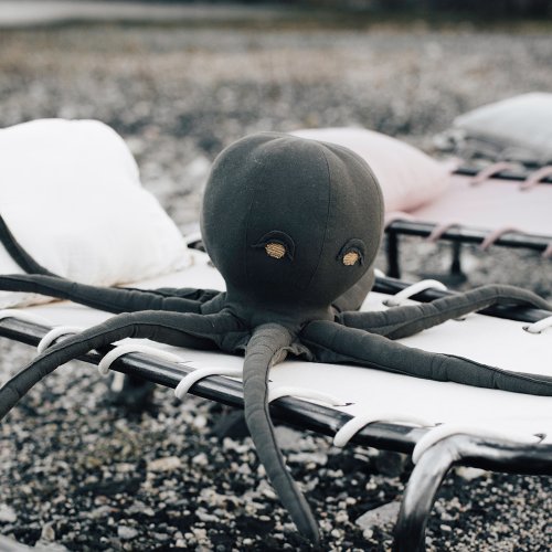 Coussin pieuvre Freddy dark grey - Gris anthracite