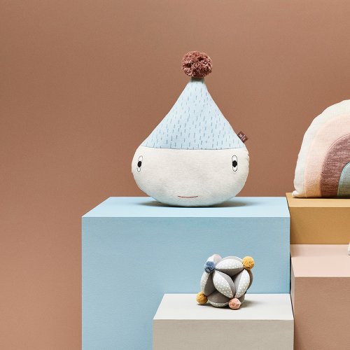 Coussin goutte de pluie Rainy - Blanc