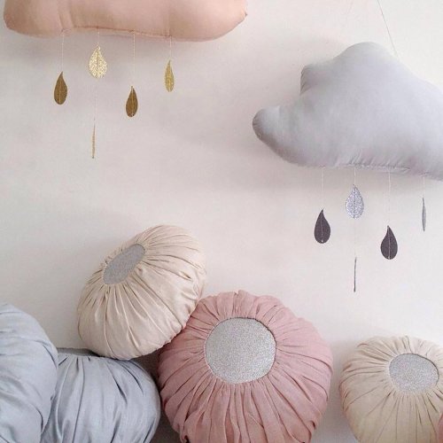 Coussin Boule L - Argent