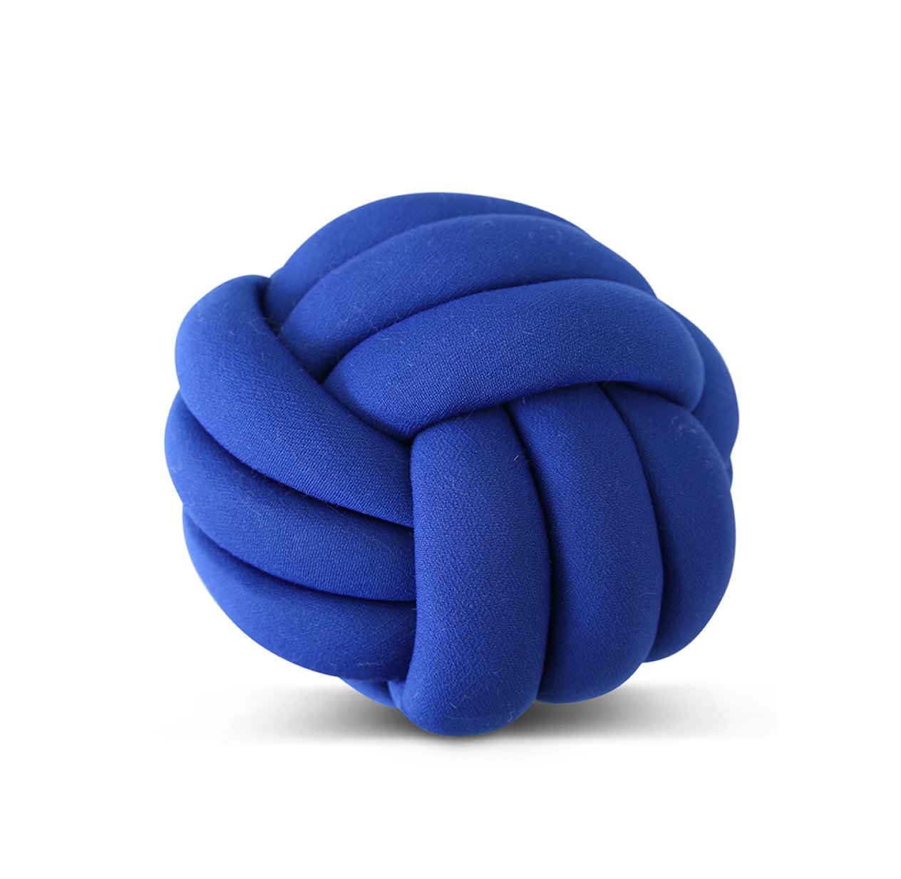Coussin Boule Noué Diamètre 22 Cm - Décoration D'intérieur Douce Beige/blanc - Pour Canapé, Lit, Fauteuil