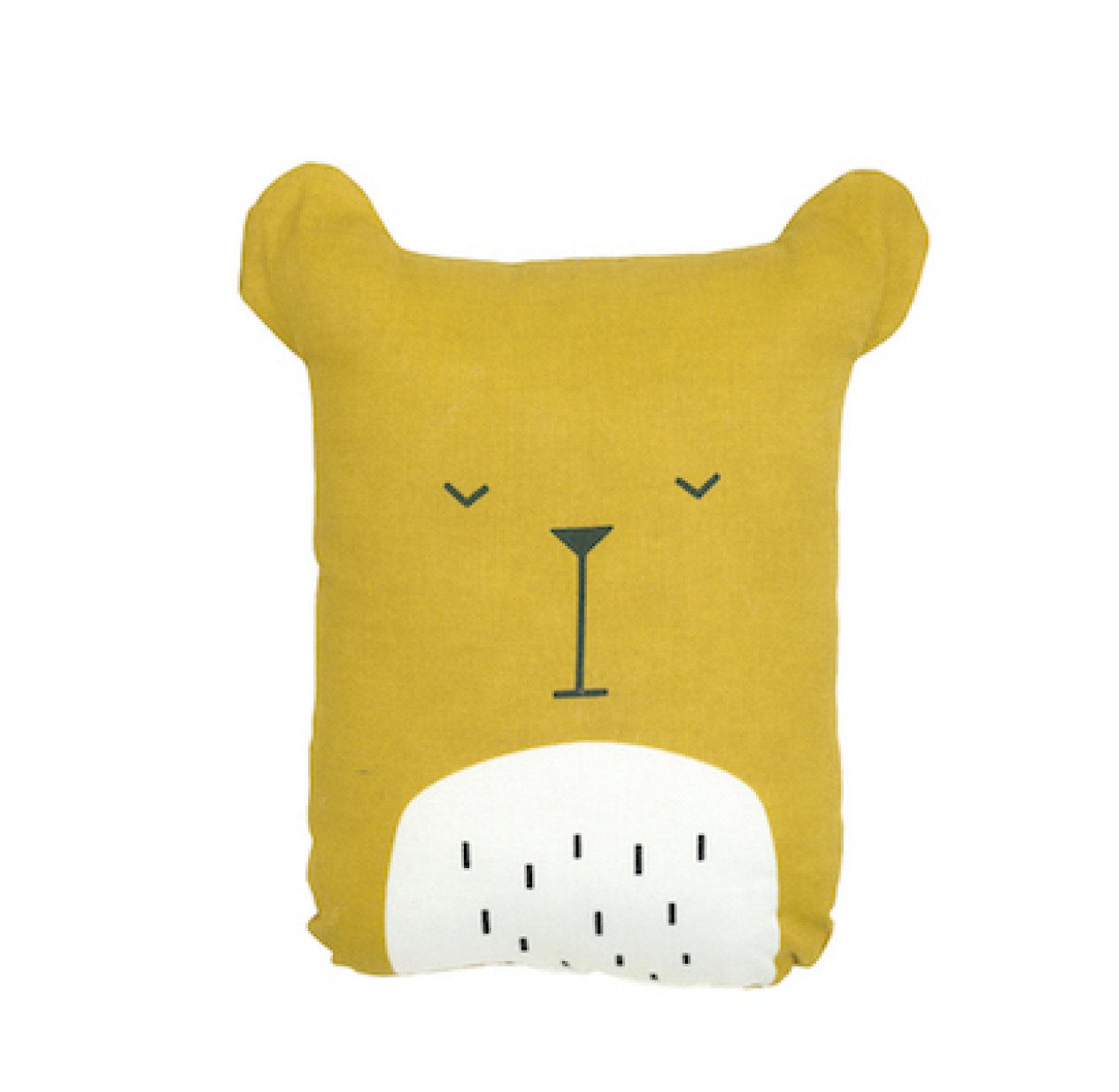 Coussin Lazy Bear - Jaune