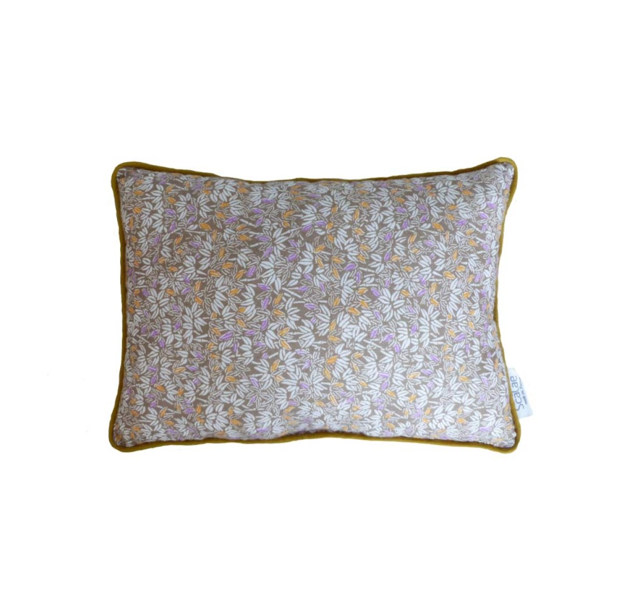 Mini coussin Pomponette - Kaki clair