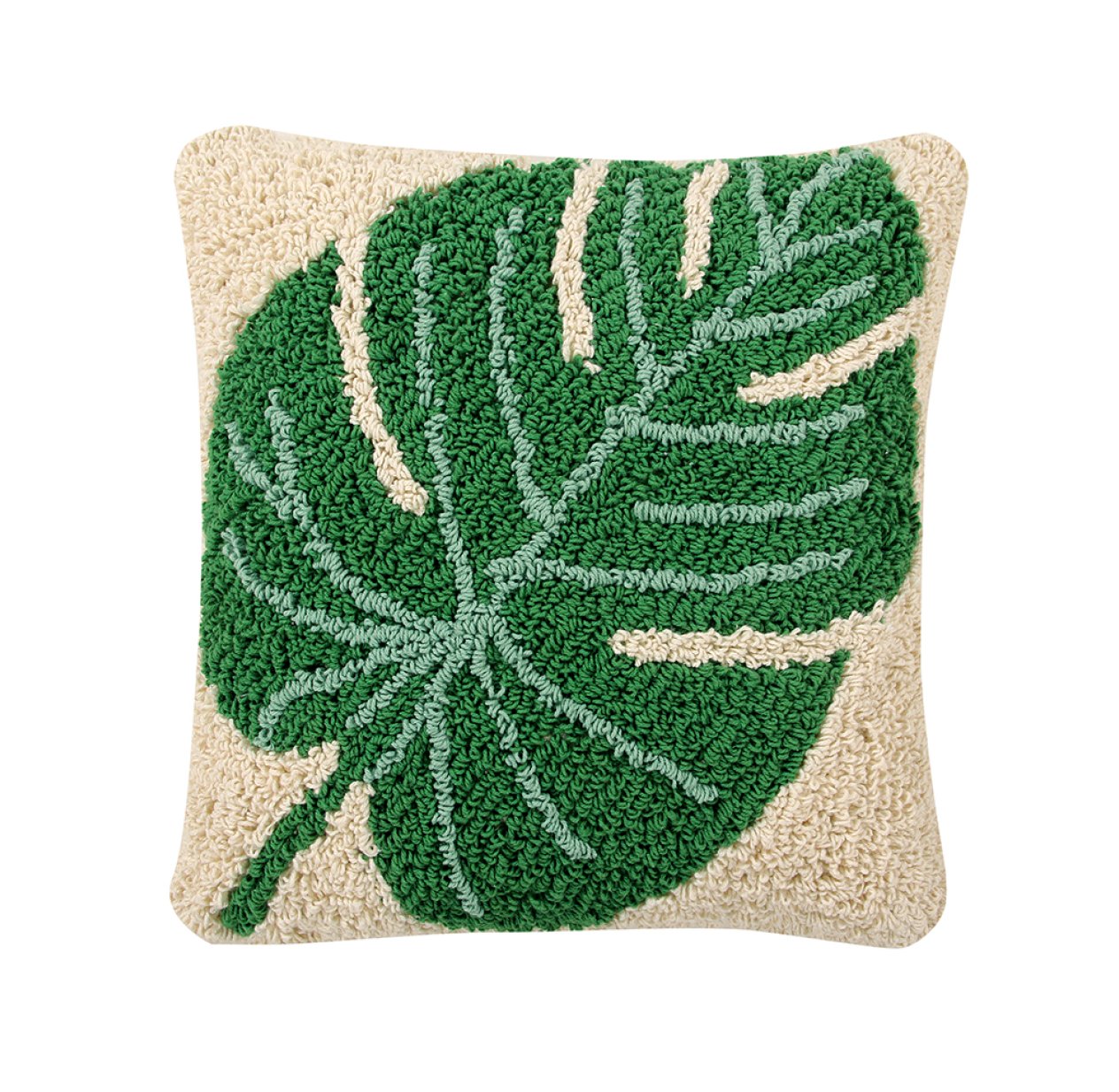 Coussin Monstera - Vert