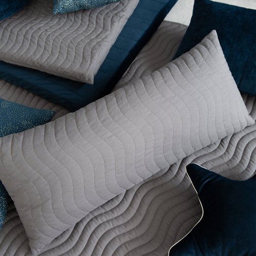 Coussin Montecarlo Pure Line - Gris ardoise