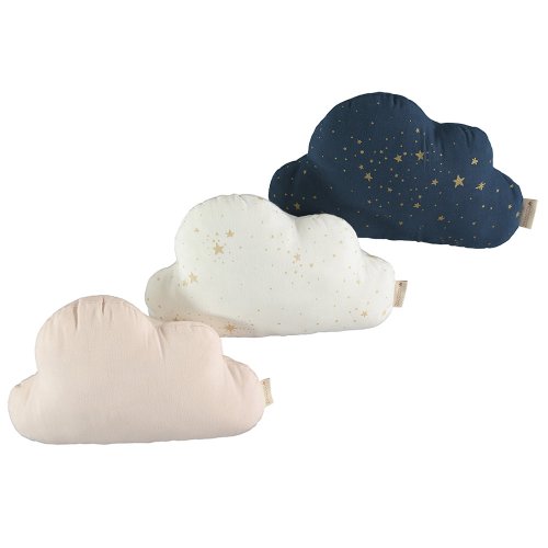 Coussin Nuage Gold Stella - Blanc