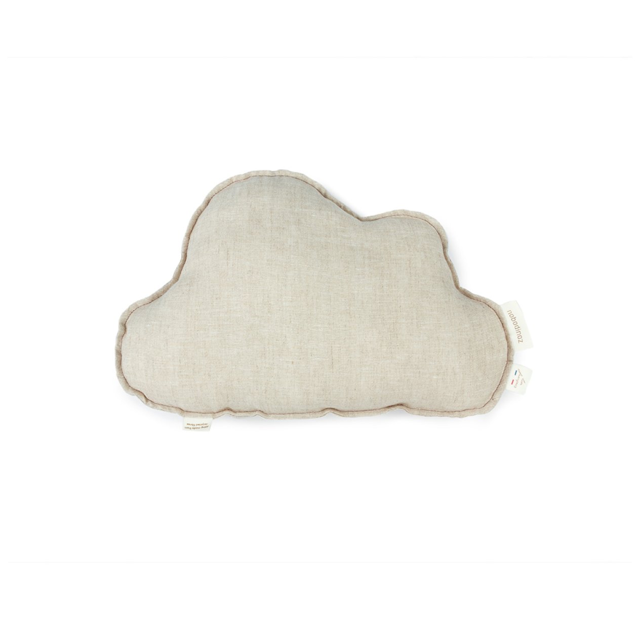 Coussin Nuage Lin Français - Greige