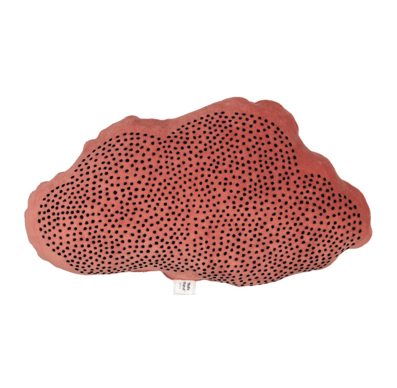 Coussin nuage Terracotta velours