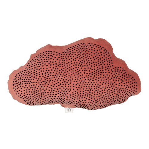 Coussin nuage Terracotta velours