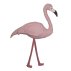 Coussin flamant rose Polly dusty pink - Vieux rose