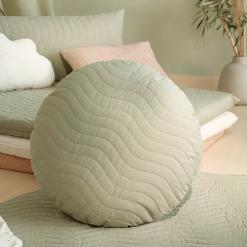 Coussin Sitges Pure Line - Vert Laurier