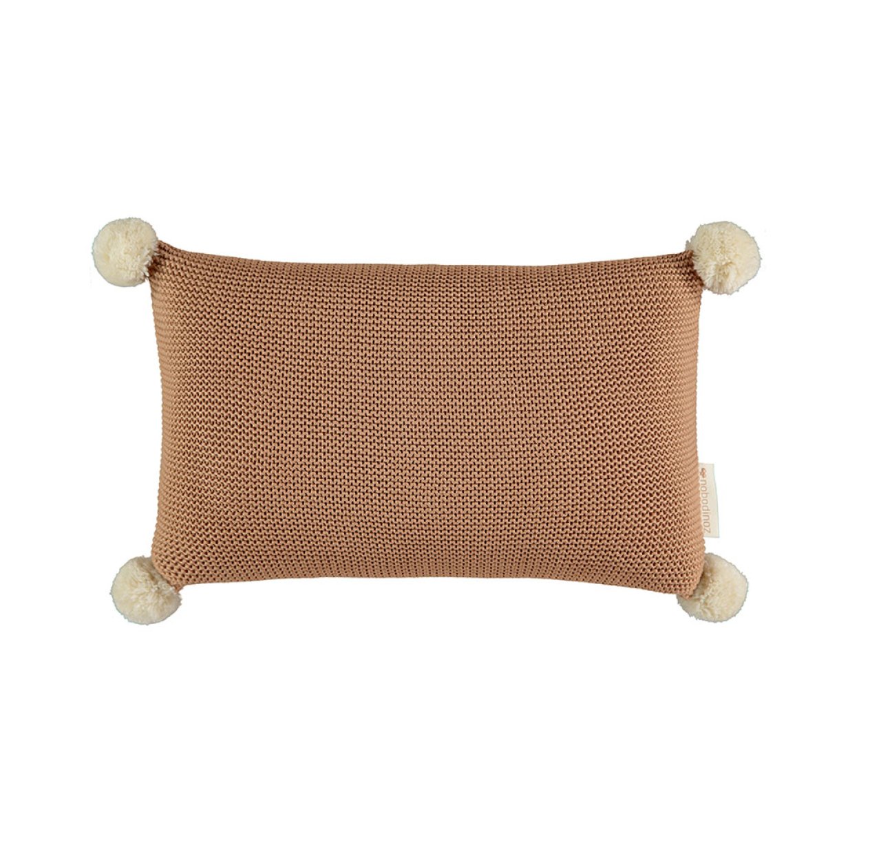 Coussin en tricot So Natural - Biscuit
