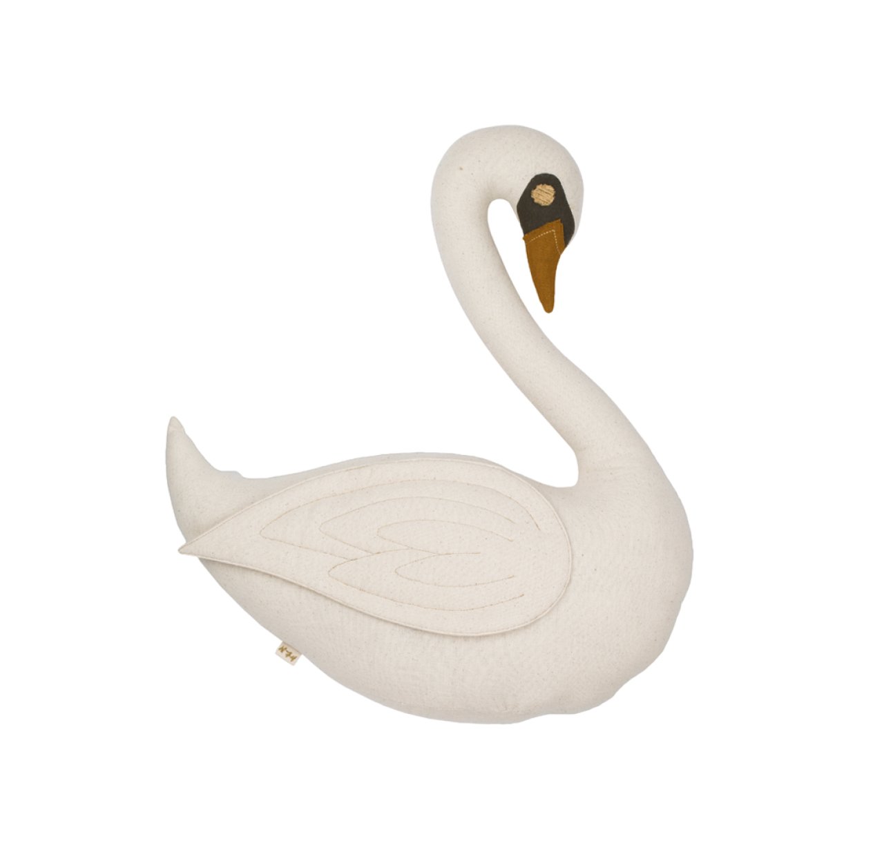Coussin cygne Vicky - Naturel