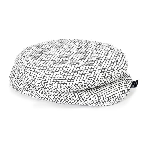 Coussins d'assise Tibu Diamond Black&White - Blanc/Noir