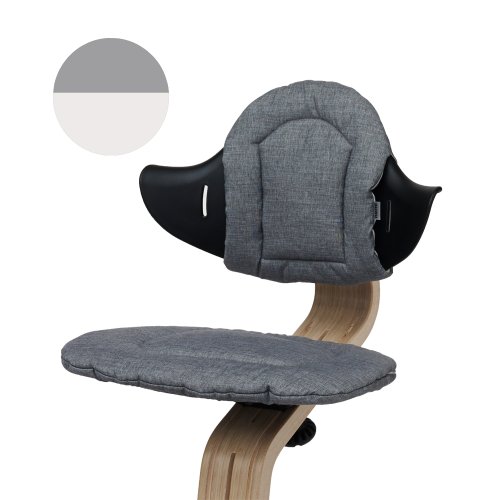 Coussin réversible pour chaise Nomi - Gris/Sable