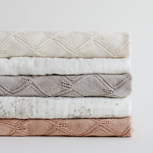 Couverture Bébé Leaf - Naturel