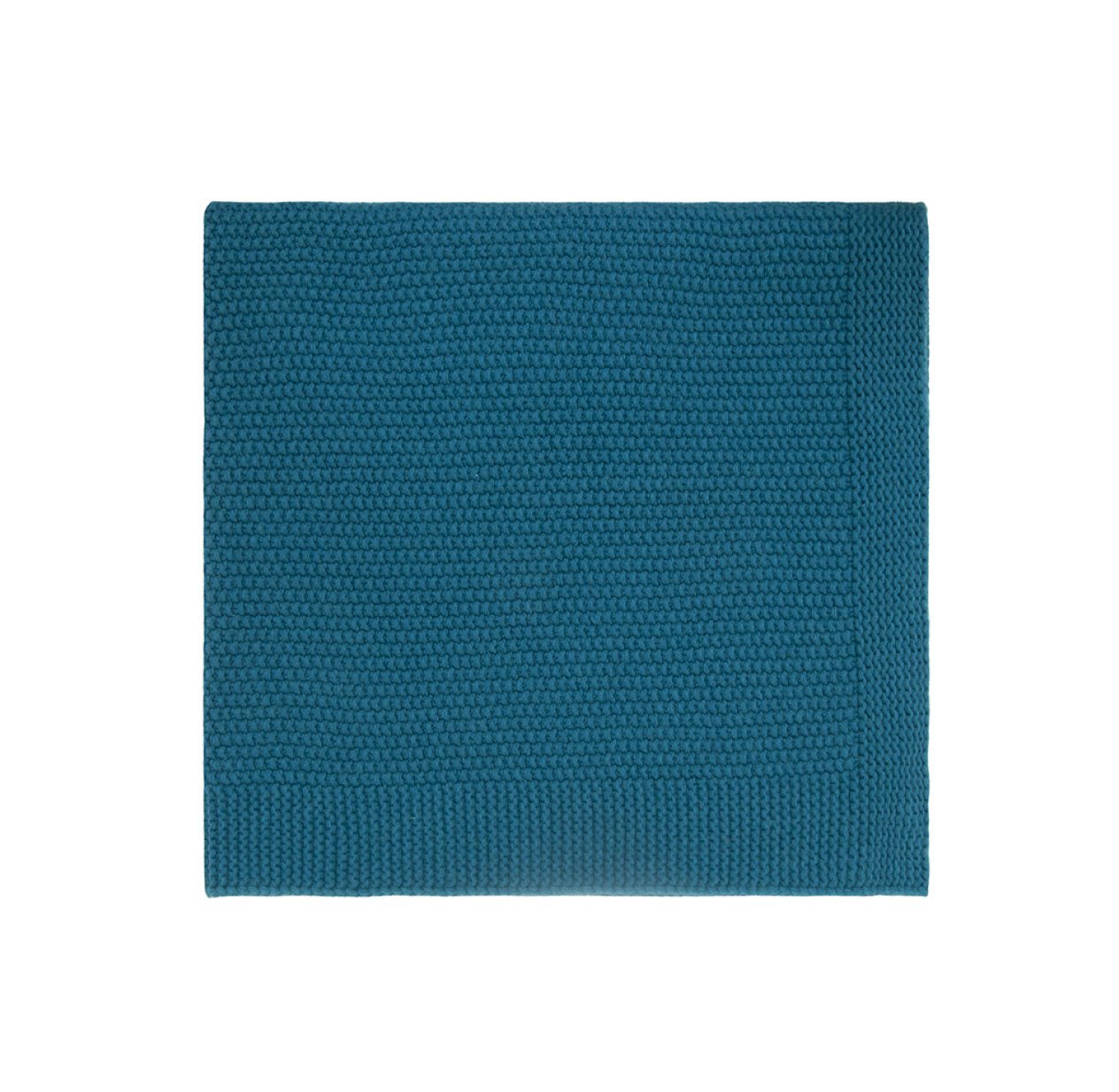 Couverture Bou en tricot - Bleu pétrole