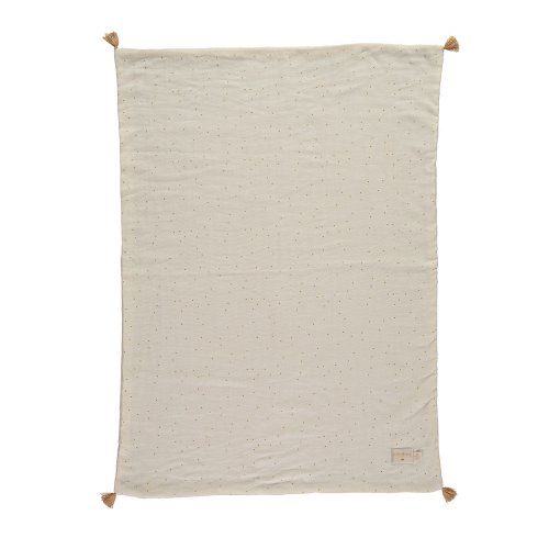 Couverture d'été Treasure Sweet Dots - Ecru