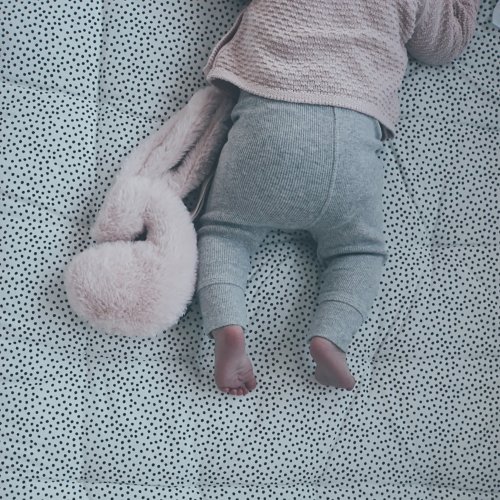 Couverture de jeux 75 x 95 Cozy Dots - Blanc cassé