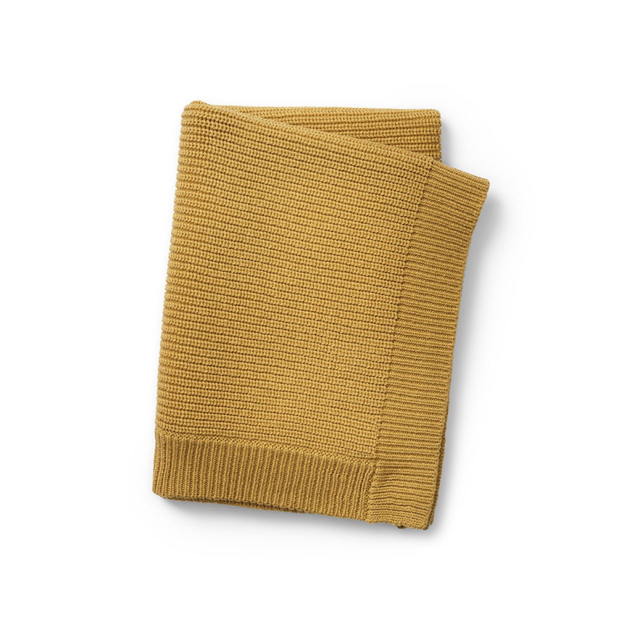 Couverture Tricot Laine - Gold