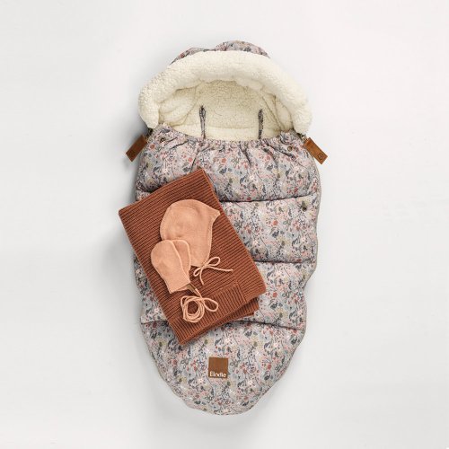 Couverture Tricot Laine - Vieux rose