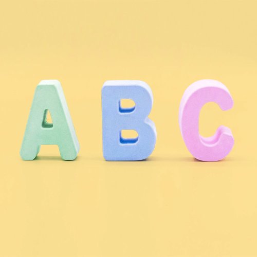 Craies de trottoir Alphabet