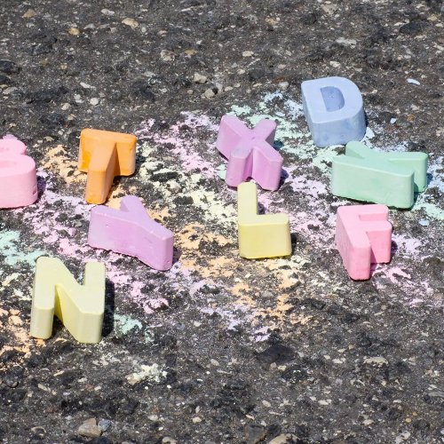 Craies de trottoir Alphabet