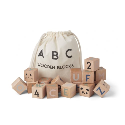 Cubes Lettres en bois