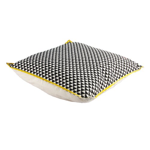 Grand coussin Mata - Noir