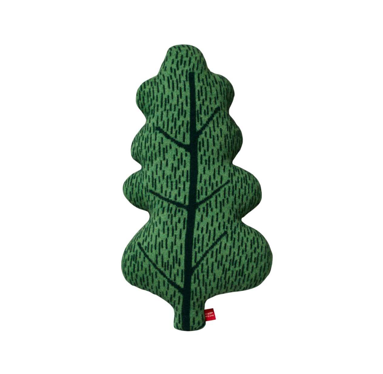 Coussin Feuille de chêne - Vert forêt