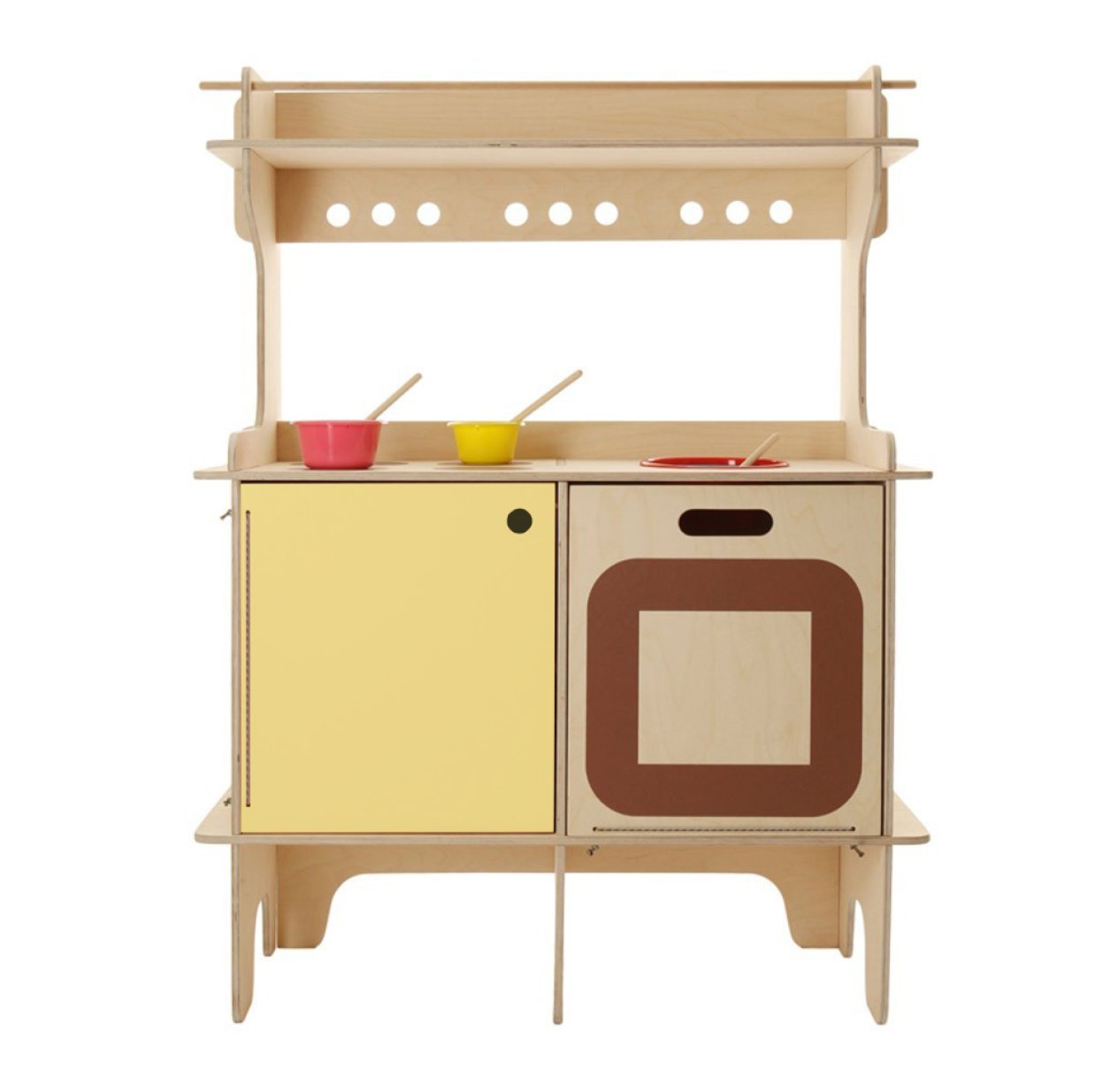 Cuisinière en bois Lili - Jaune