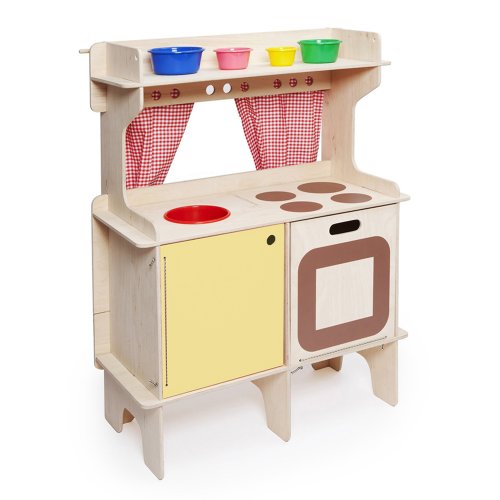 Cuisinière en bois Lili - Jaune