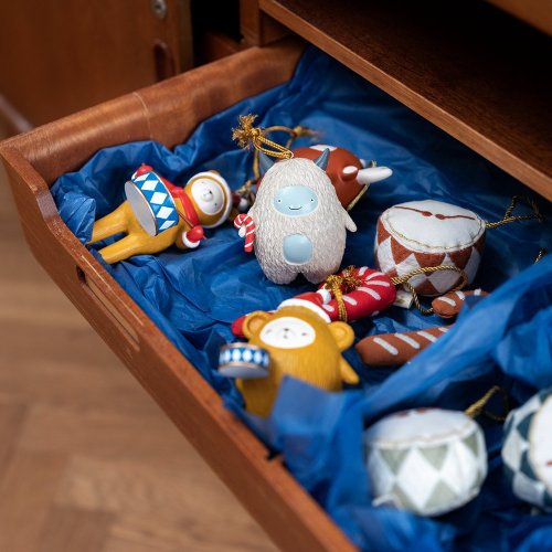 Décoration Fabbie Yeti à suspendre