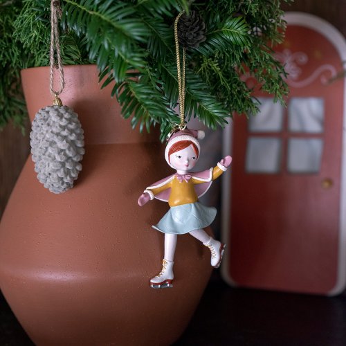 Décoration Patineuse à suspendre