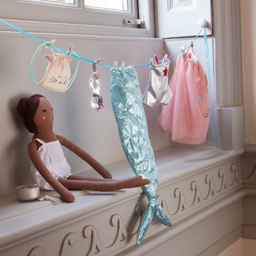 Déguisement de sirène pour poupée