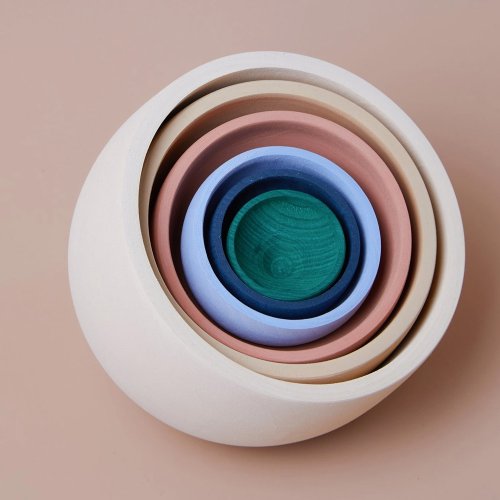 Demi-Matriochka à empiler - Multicolore