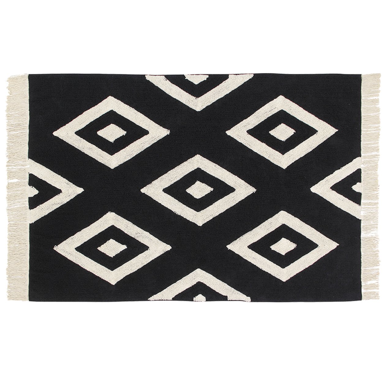 Tapis Diamonds - Noir