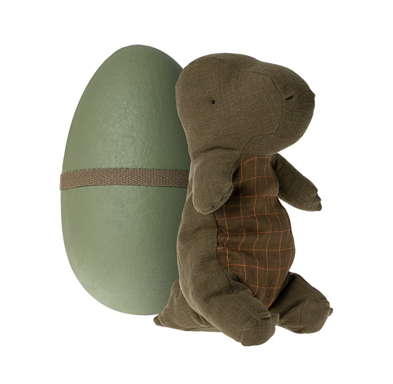 Dinosaure Gantosaurus Medium dans son oeuf - Vert forêt