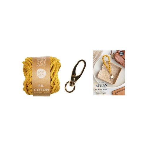 DIY Porte-clés en macramé Sabra