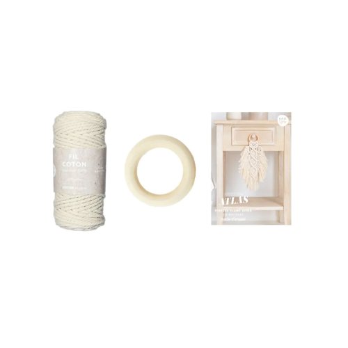 DIY Tenture Plume en macramé Risha