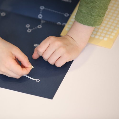 Poster Constellations Phosphorescent - Kit DIY