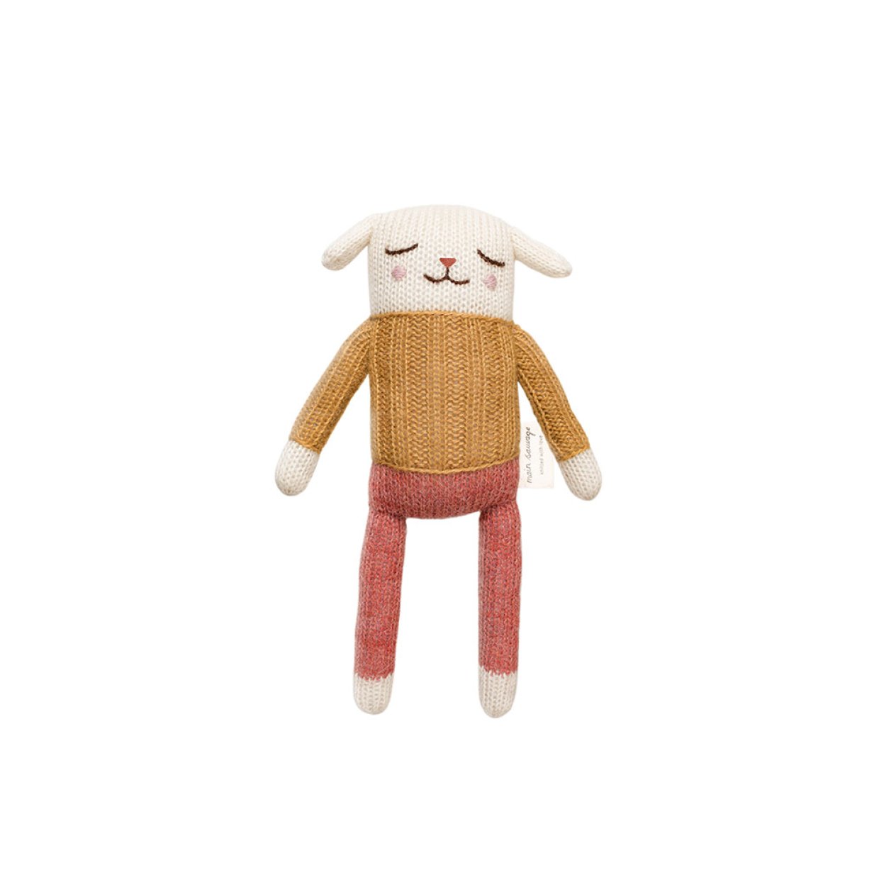 Doudou Agneau Pull - Ocre