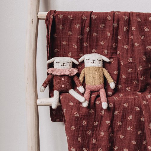 Doudou Agneau Pull - Ocre