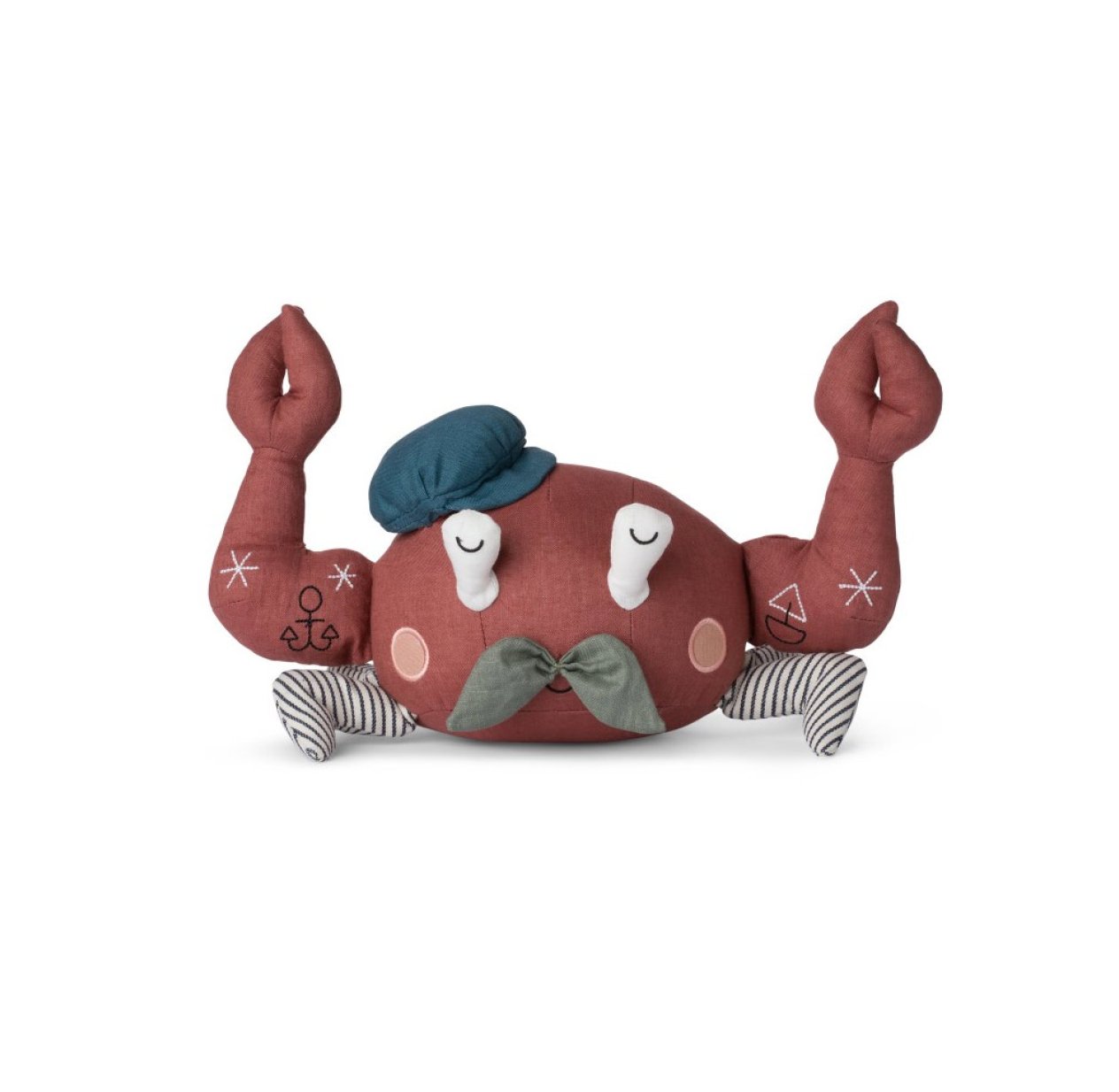 Doudou Crabe Vintage