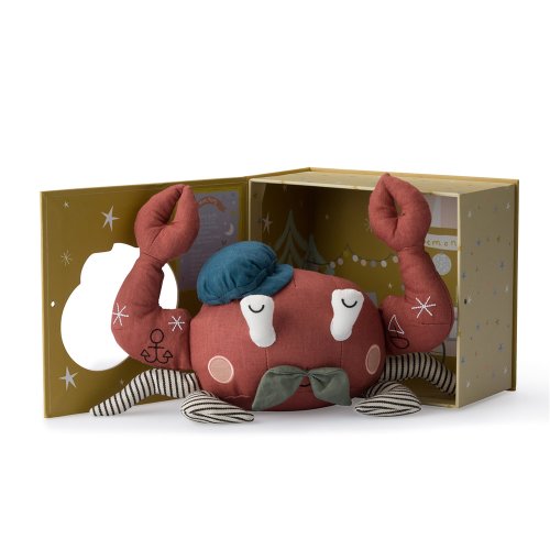 Doudou Crabe Vintage