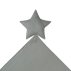 Doudou étoile Lovely Star silver grey - Gris argent