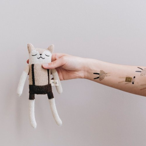 Doudou Faon en salopette