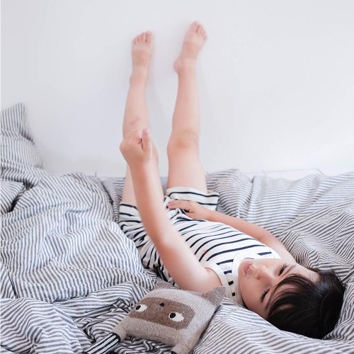 Doudou Lapin Humus - Brun